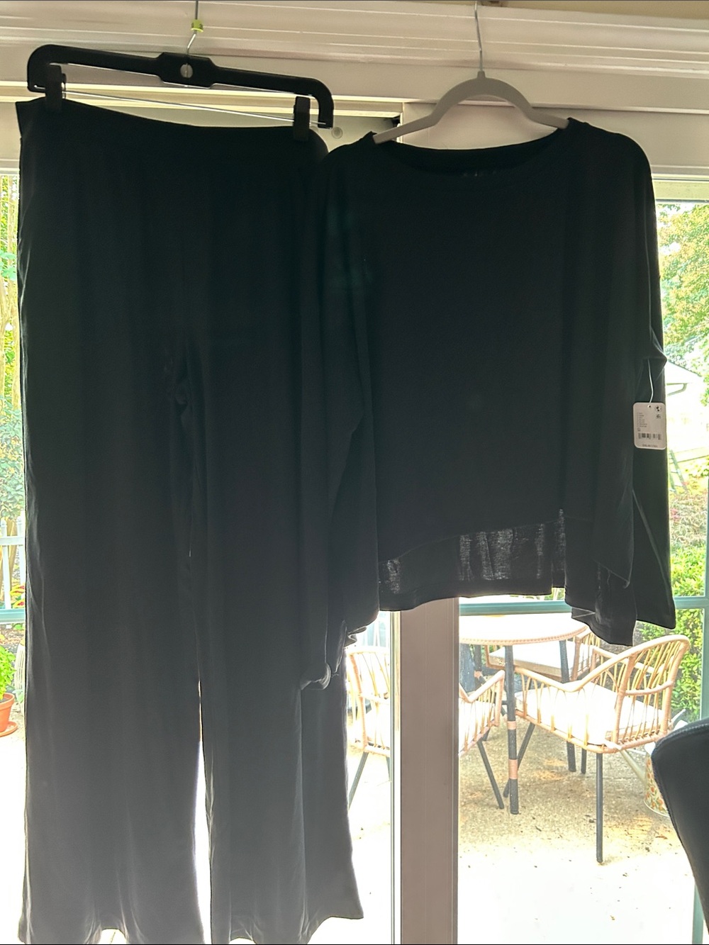 FP Movement by Free People Black Relaxed Two-Piece Pantsuit